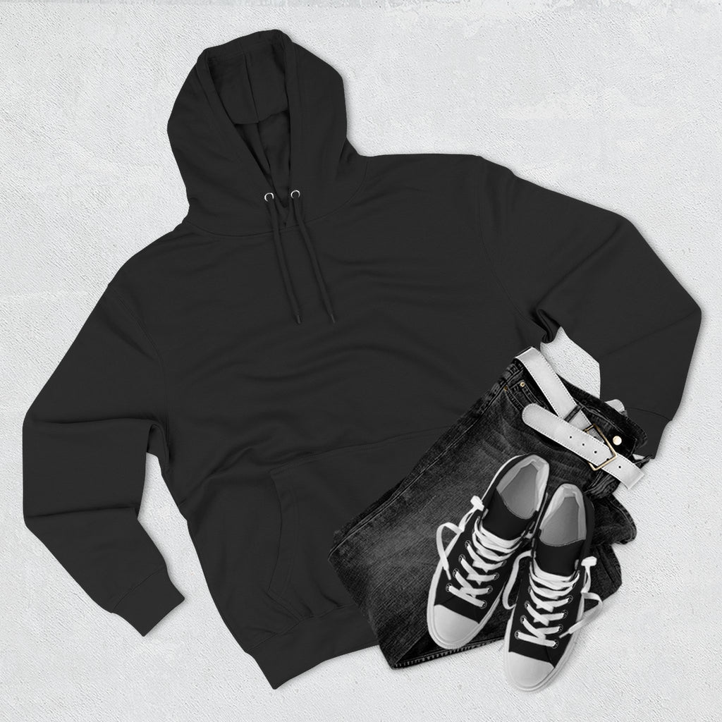 Bearded Biker Hoodie — Skull Cap Motorcycle Hooded Sweatshirt