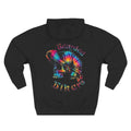Hoodie - Tie-Dye Skull "Bearded Biker" Graphic Pullover