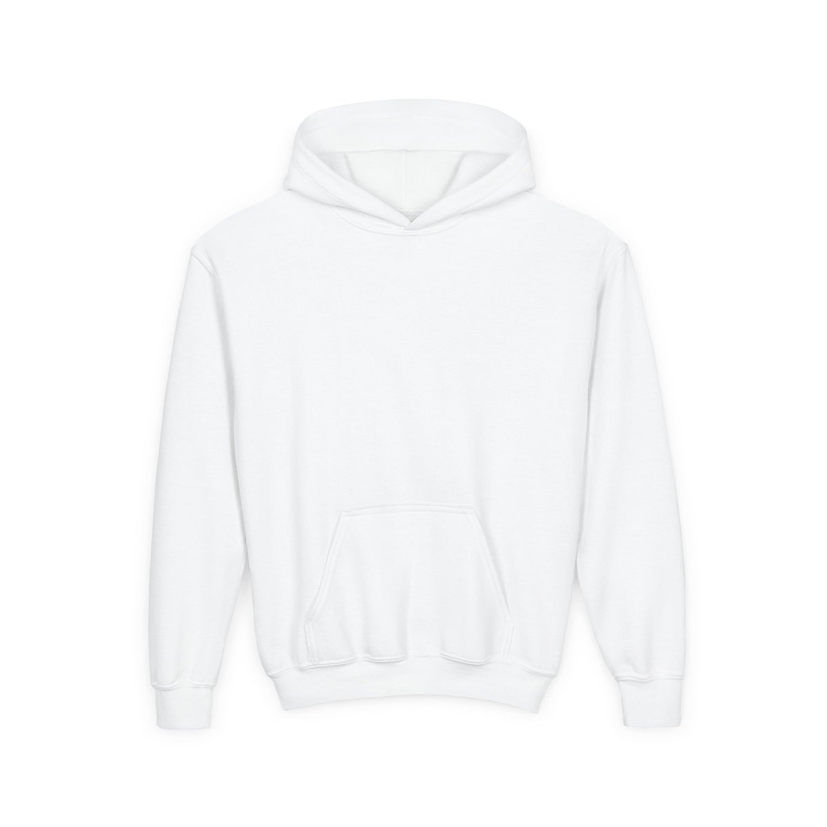 Bearded Biker Youth Hoodie — Skull Cap Design Kids' Pullover