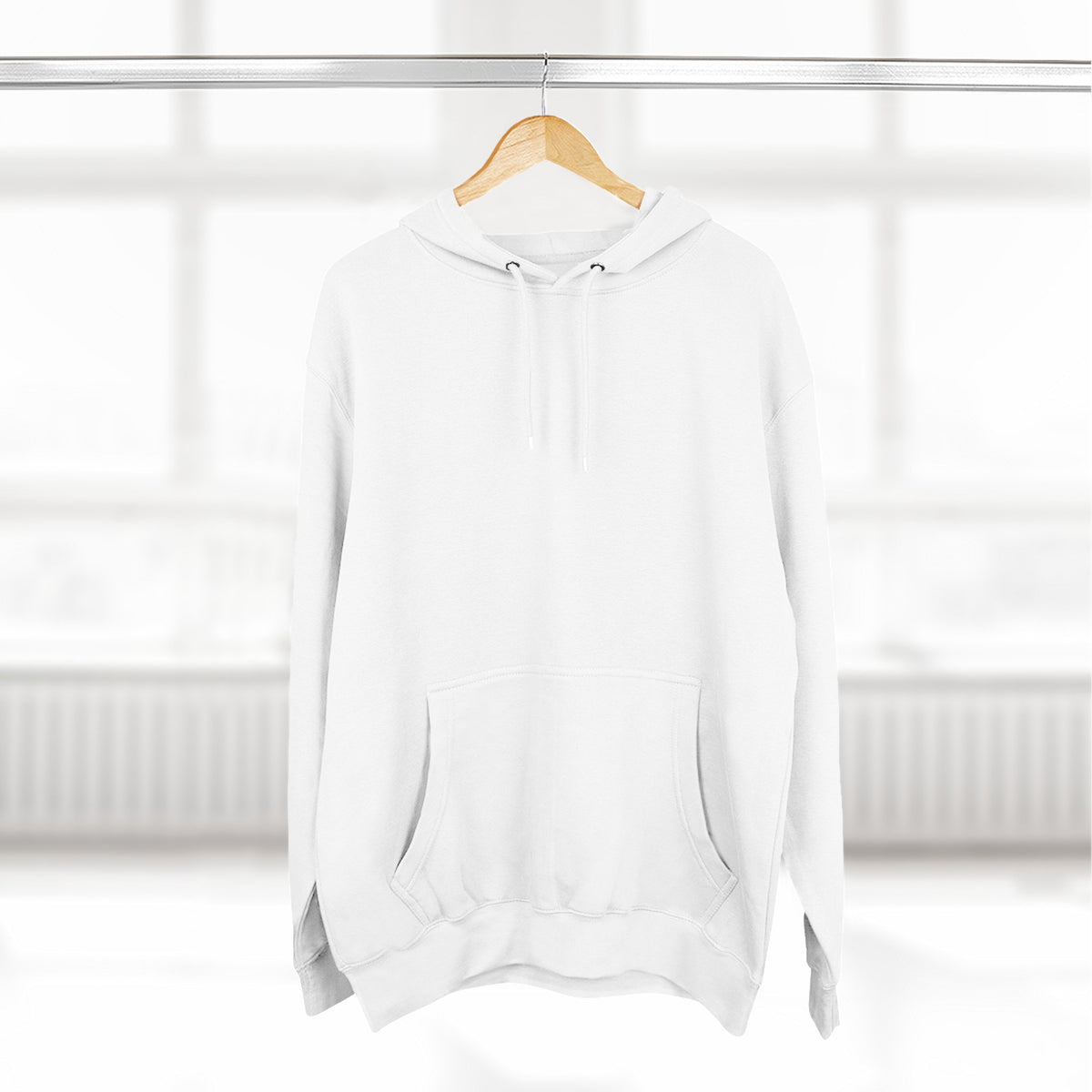 Bearded Biker Hoodie — Skull & Cap Motorcycle Pullover