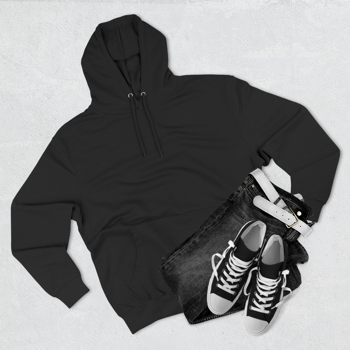 Hoodie - Tie-Dye Skull "Bearded Biker" Graphic Pullover