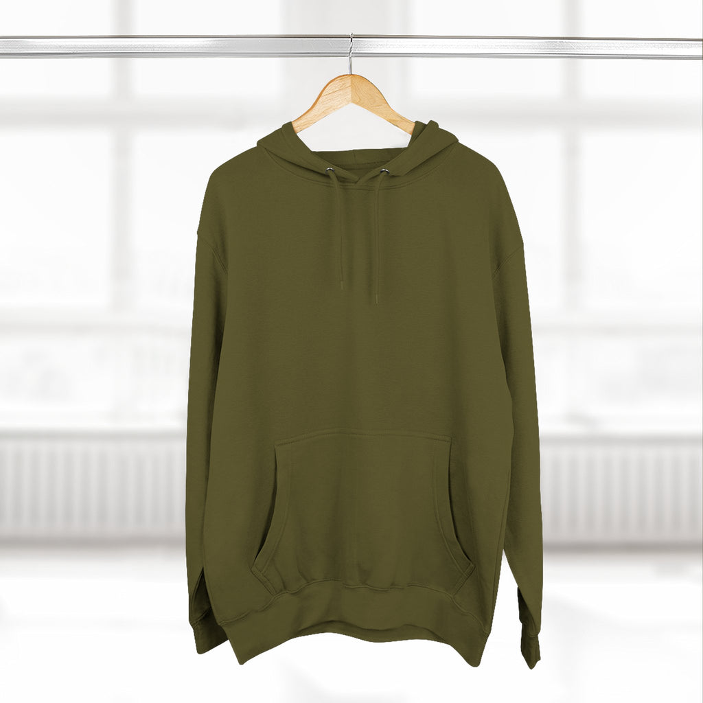Bearded Biker Hoodie — Skull & Cap Motorcycle Pullover