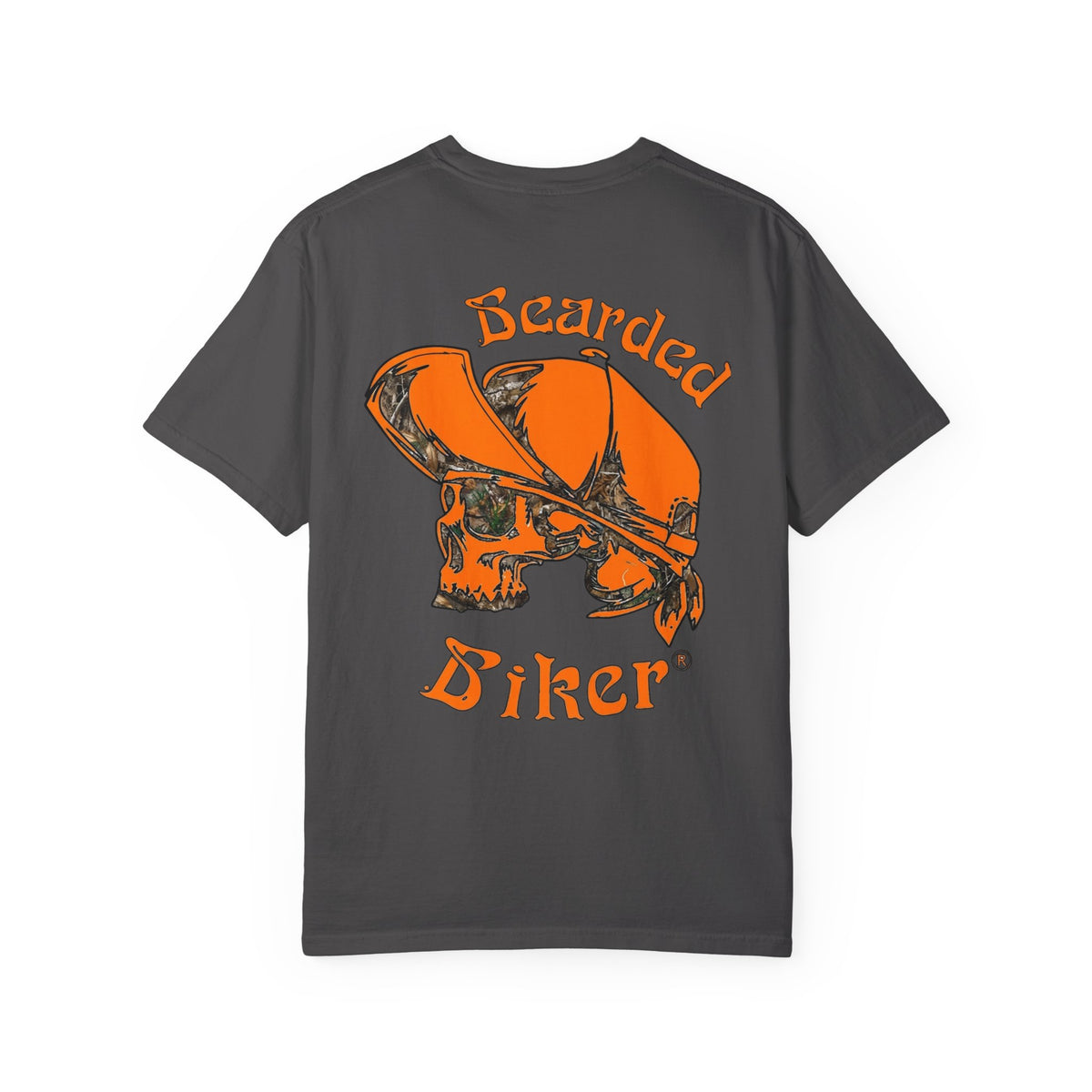 Bearded Biker Skull T-Shirt